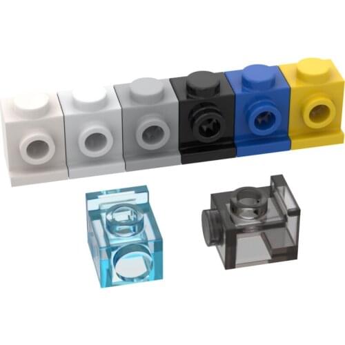 10PCS Building Blocks 4070 Brick Special 1x1 with Headlight Bricks Assembles Particles DIY Assembly Parts Toy For Children Gifts