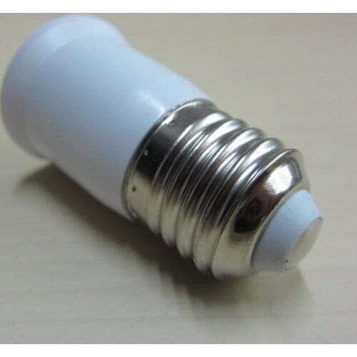 100pcs e27 to e27 adapter High quality PC material fireproof material socket adapter