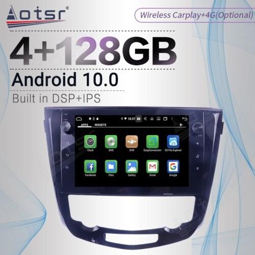 128G Android Screen Player Car For Nissan X-Trail xtrail X Trail 3 T32 2013-2017 Qashqai 2 J11 Auto Radio Audio Stereo Head Unit