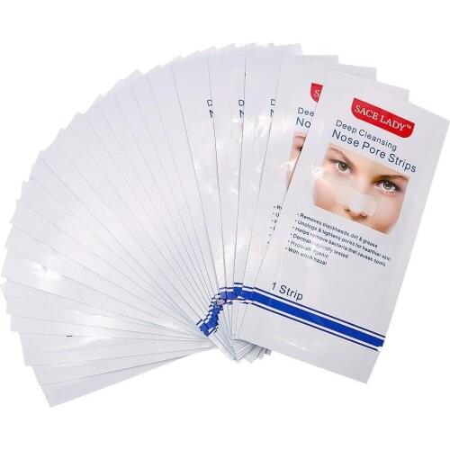 5 /10 Pcs Nose Strips Deep Cleansing Blackhead Remover Nasal Spot Facial Dot Sticker Sheet Nose Mask Shill For Acne Black Head