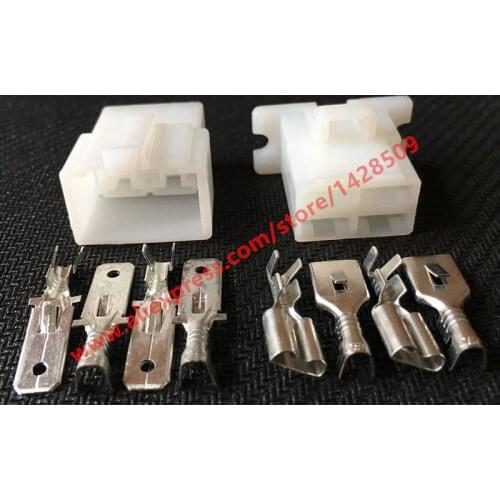 5 Sets Intake Pressure Sensor Wire Connector 6120-2043 Female And Male Auto Automotive Plug