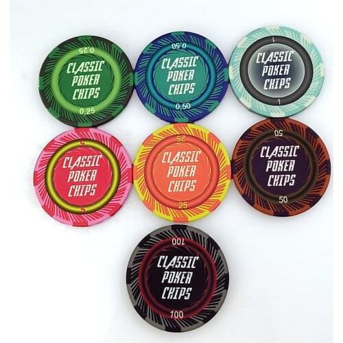 Any Design Can Do Ceramic Fatory Professional 39mm 10g Poker Chips