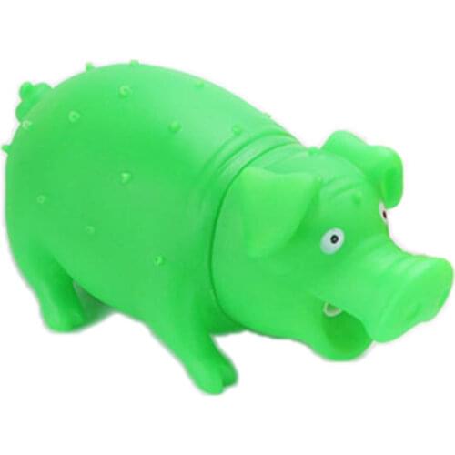 Screaming Pig Vent Tricky Prank Frog Lovely Cartoon Doll Kawaii Rubber Pig Doll Vocal Slime Antistress Toys for Children