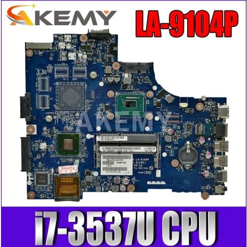 LA-9104P for DELL Inspiron 15 3521 5521 Laptop Motherboard LA-9104P i7-3537U original test 100% work