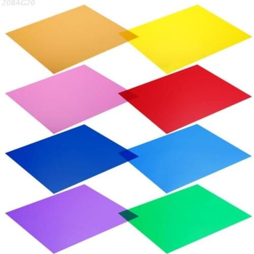 Novelty Color Gel Filter Durable ABS Material Made Fine Color Gel Filter Movie Light Filter Variety of Scenes
