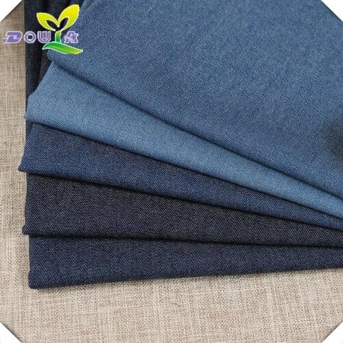 Spot wholesale cotton washed denim cloth quality jeans denim shirt dress fabric