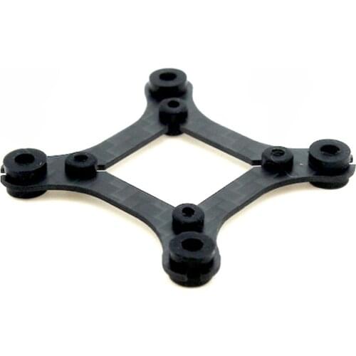 1pc 3K Adapter Board Conversion Plate 30.5x30.5mm to 20x20mm M4 Large ESC to M3 Mini Flight Control with 8 Shock Absorbing Rings