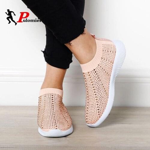 PULOMIES Women's Slip-ons