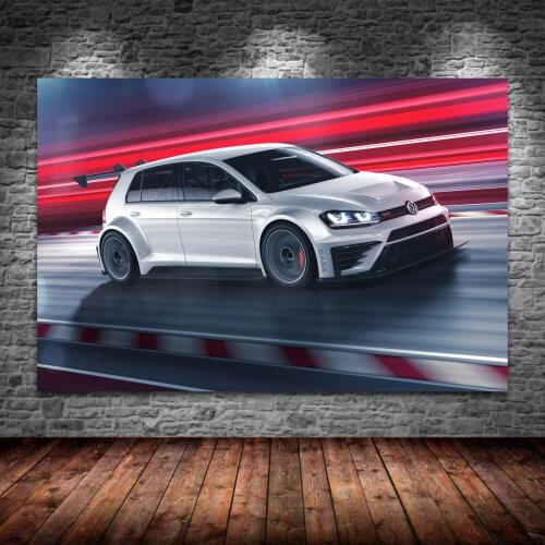 Modern Wall Art Picture Golfs GTI TCR Tuning Racing Sport Car Canvas Paintings Posters and Prints for Home Room Decor