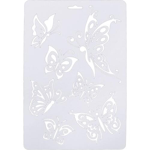 69HF Layering Stencils Album Scrapbooking Drawing Painting Template Paper DIY Mould