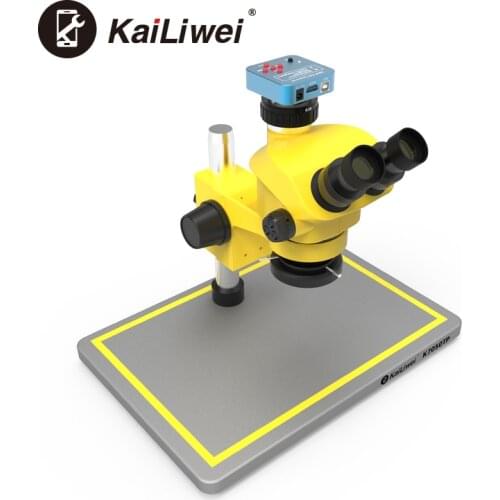 Trinocular Stereo WIFI HDMI VGA USB Industrial Electronic Continus Zoom Microscope With 38MP Camera For Phone Soldering Repair