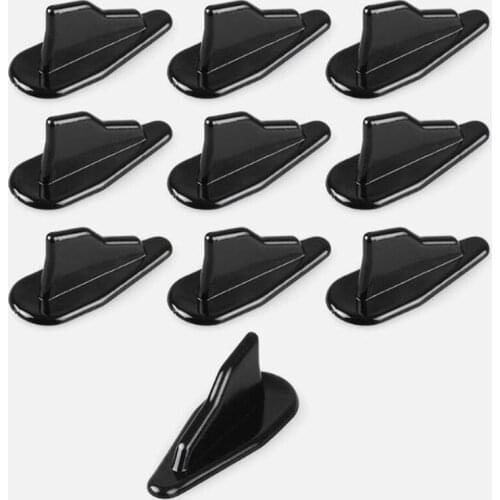 Universal EVO-Style PP Roof Shark Fins Spoiler Wing Kit Vortex Generator