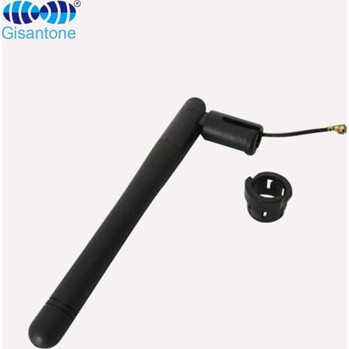 2400~2500mhz omni directional high gain 2.4GHz WIFI whip antenna 12DBi Whip Rubber Antenna with MMCX Connector