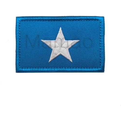 African country flag of the Federal Republic of Somalia Embroidery Patch Flags Badges Fighting spirit Patches Appliques Emblem