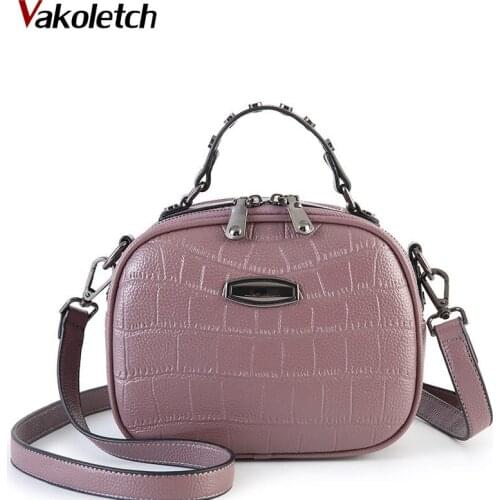 High Quality Pu Flap Crossbody Bags Messenger Bag 2020 New Women Alligator Shoulder Bags Fashion Pu Rivet Handbags KL624