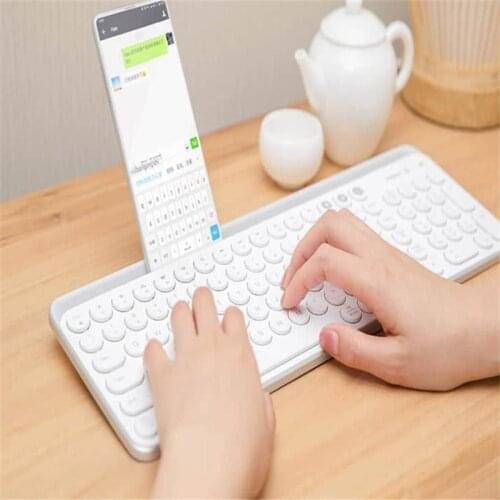 Youpin MIIIW Bluetooth-compatible Dual Mode Keyboard 2.4GHz Wireless Connection 10m 104 Keys Supports Windows/Mac/Android/iOS