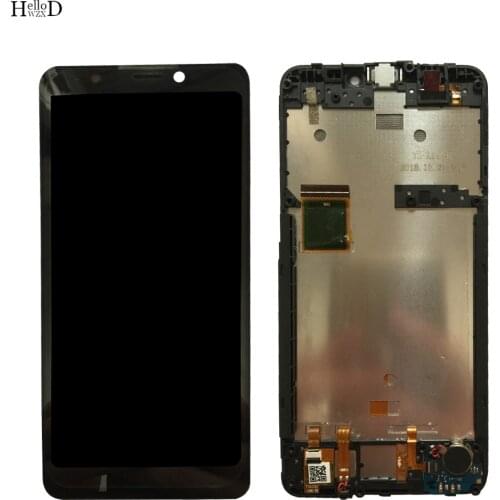 5.45" Mobile LCD Display For Wiko Y60 LCD Display With Touch Screen Digitizer Assembly Cell Phone Panel Sensor Frame + Tools
