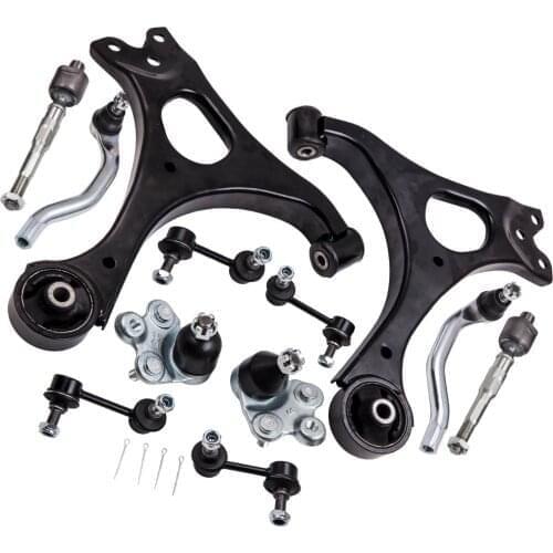 2006-2011 For Honda Civic Control Arm Ball Joint Sway Bar TieRod Kit Non-Si Model
