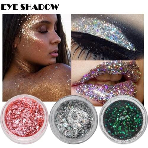 2021 Eyeshadow Cream Sequin Long Lasting Makeup Cosmetic for Women Lady Wedding Party SSwell