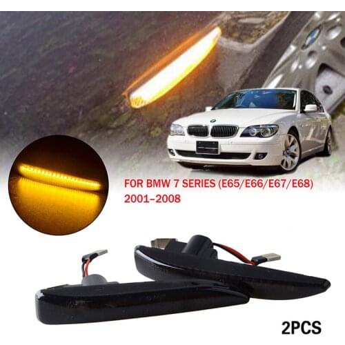 Car Front Side Marker Lamp Turn Signal Assembly Fit For 2001-2008 BMW 7 Series E65 E66 E67 745LI 750LI 760Li B7,Car Accessories