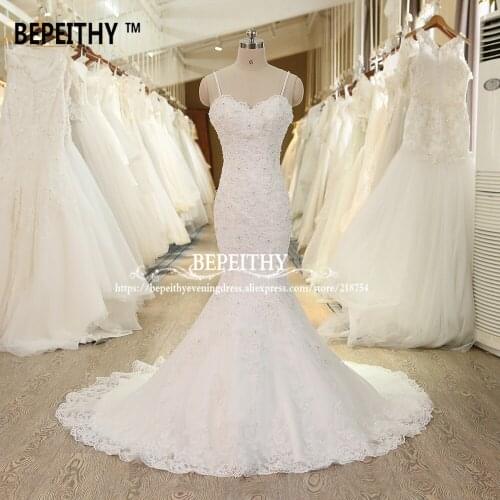BEPEITHY Mermaid Silhouette Wedding Dresses