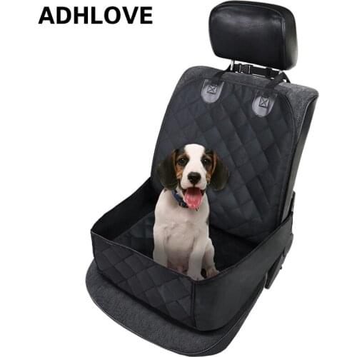 Dog Car Seat Cover Oxford Waterproof Pet Cat Dog Carrier Mat For Cars Soft Front Seat Cushion Protector Washable Dog Car Cover