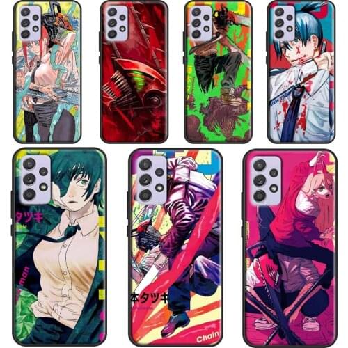 Anime Chainsaw Man Fundas For Samsung A51 A71 A41 A31 A11 A21S A12 A32 A42 A52 A72 A02 A10 A20 S A50 A70 Case