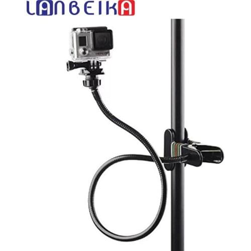 LANBEIKA Monopod Camera Holder Rotation Bending Holder with Great Folder for Gopro Hero 5 4 3 Xiaomi Yi 4k II SJCAM SJ4000 SJ6