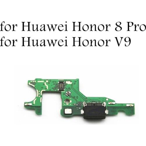 For Huawei Honor V9 USB Charger Connector Flex Cable Honor 8 Pro Microphone USB Charging Dock PCB Board Flex Cable Repair Parts