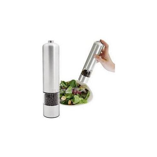 Stainless Steel Pepper Mill Shaker Pepper Grinder Spice Pepper Mills Electric Salt Mill Cook Tools Porta Sal Pimenta Moinhos ZT