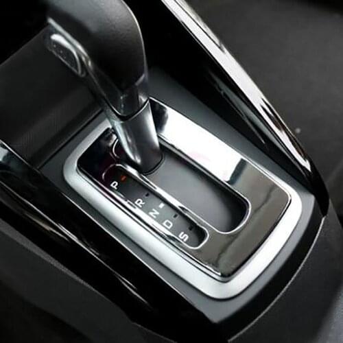 My Good Car ABS Chrome Gear Head Pedal Decorative Trim Cover Shift Knob Pedal Sticker for Ford Ecosport AT LHD 2012 - 2016