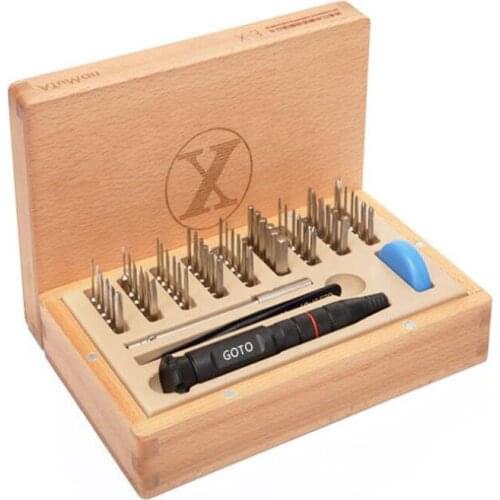 58pcs High Precision Screwdriver Set S2 Alloy Steel Screw Bits Tool Set for Mobile Phone/Computer/Watches Hardware Repairing X3