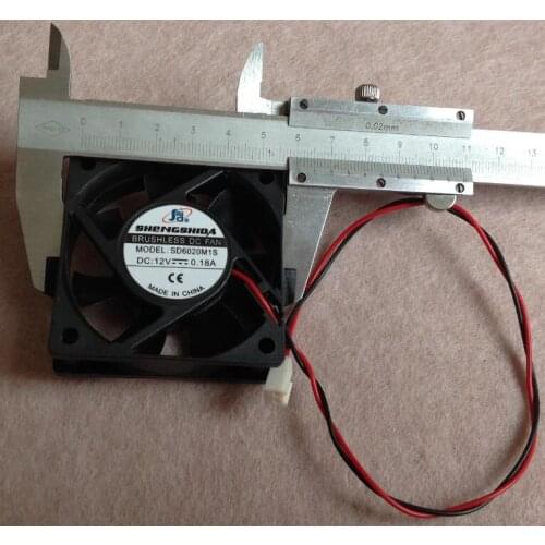 Genuine Dahao microstepping motor driver brushless DC fan SD6020M1S DC12V, 0.18A, 6cmx6cmx2cm / spare parts