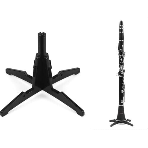 Detachable Clarinet Stand Holder Support Portable Lighweight Plastic Material Four leg portable folding clarinet bracket 2Colors
