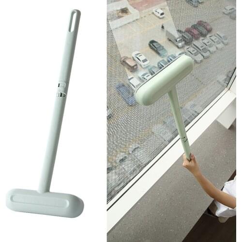 Long Handle Free Removable Washable Car Window Shade Household Window Screen Net Dust Remo Cleaning Brush Home Improvement
