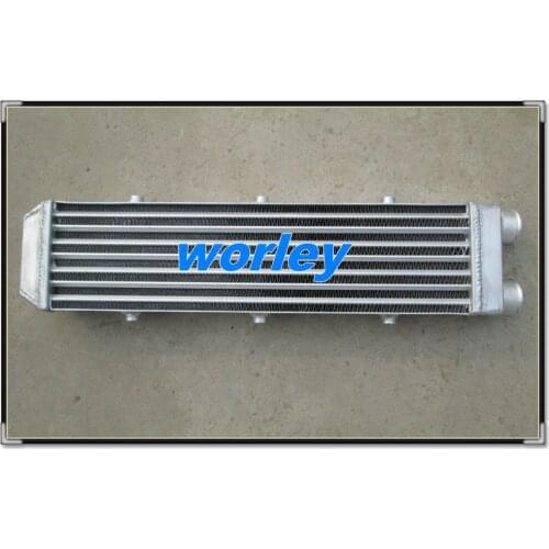 Turbo Aluminum Intercooler 2.2" 550x140x70 mm Delta Fin SAME SIDE OUTS