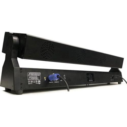 2 with fly case lyre dmx stage led light 18x40w rgbw 4 in 1 zoom led bar moving head individual control