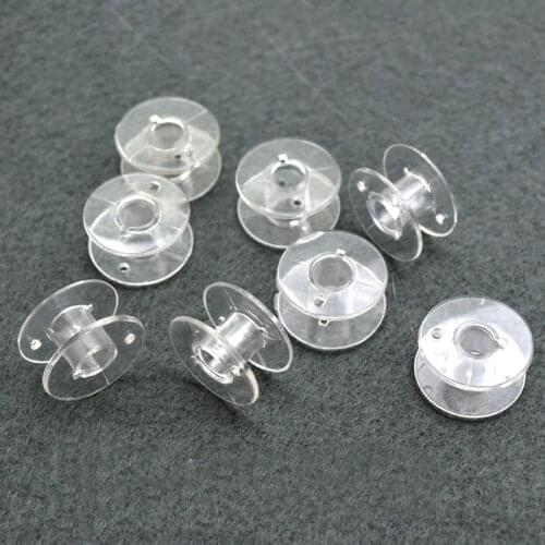 200Pcs Sewing Machine Bobbins Spools Empty Bobbins Spools Sewing Machine Plastic For Home Sewing Accessories Tools