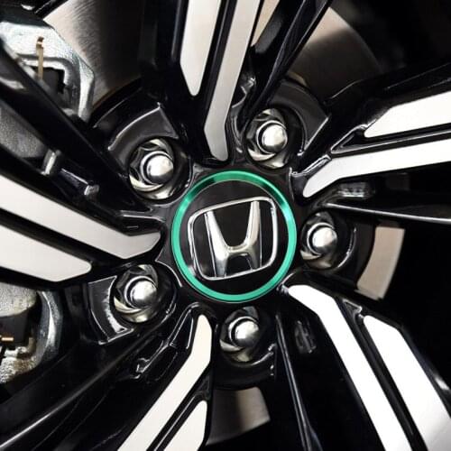4pcs Car Styling Ring Wheel Hub Decoration Circle For Honda TYPER Civic XR-V HR-V Accord car stickers Accessories