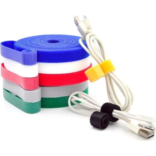 5 m / roll magic cable tie magic buckle width 3cm / line computer cable headset winder cable tie DIY