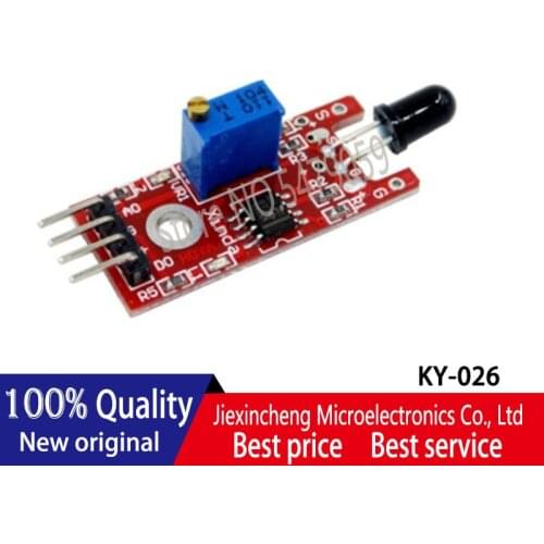 5PCS KY-026 Flame Sensor Module IR Sensor Detector For Temperature Detecting Suitable For Arduino New original