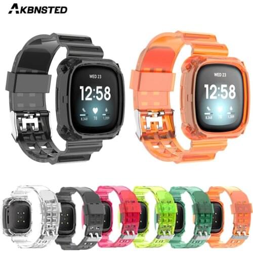 AKBNSTED Strap For Fitbit Versa 3 Watchbands Smart Bracelet Accessories For Fitbit Sense/Versa3 Smart Watch Strap Wrist Strap