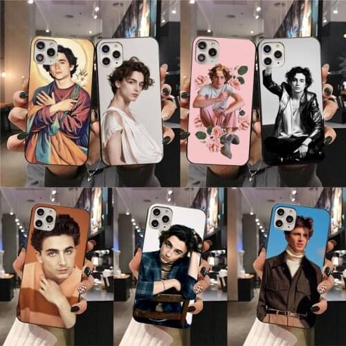 Timothee Chalamet Phone Case For iphone 12 11 Pro Max Mini XS Max 8 7 6 6S Plus X 5S SE 2020 XR cover