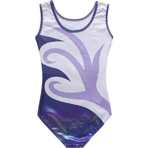 Children Diamante Sleeveless Ballet Practice Dance Gymnastics Bright Color Bodysuits