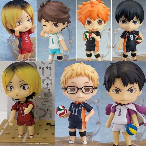 Haikyuu Figure Ushijima Wakatoshi Tsukishima Kei Hinata Shoyo Kageyama Tobio Toy Oikawa Toru Kozume Kenma Action Figure Toy Doll