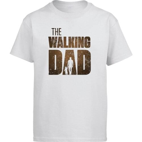 The Walking Dead Tshirt Men Horror Rick Grimes T shirt Tshirts Summer Cotton Short Sleeve Black White TV Show T-Shirt Tees Tops