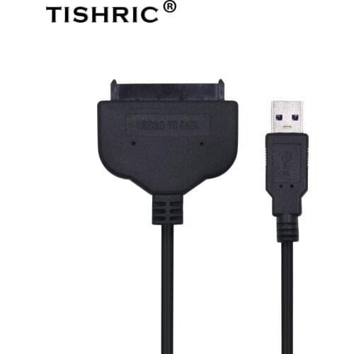 TISHRIC SATA TO USB Haed Drive Cable USB SATA/Hard Drive Adapter Cable USB 3.0 To SATA Adapter Hard Disk Molex HDD Enclosure