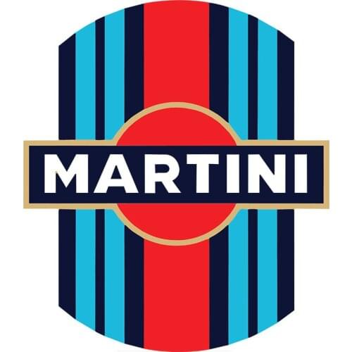 Cool MARTINI Racing Stickers Suitable for Bumper Mobile Phone Case Personalized Car Sticker Decoration Car Accessories KK