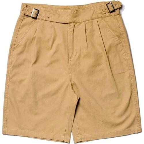 Summer Vintage Cotton Khaki Golf Climbing Hiking Zipper Utility Men Shorts Unisex Cargo Short Pants