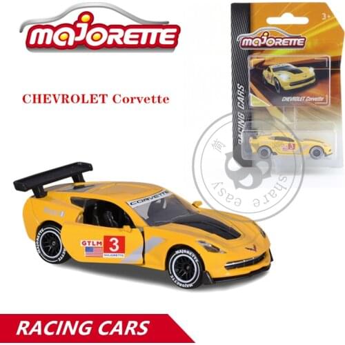 Majorette 1/64 Racing Series CHEVROLET Corvette Car Hot Pop Kids Toys Motor Vehicle Diecast Metal Model MJ212084009